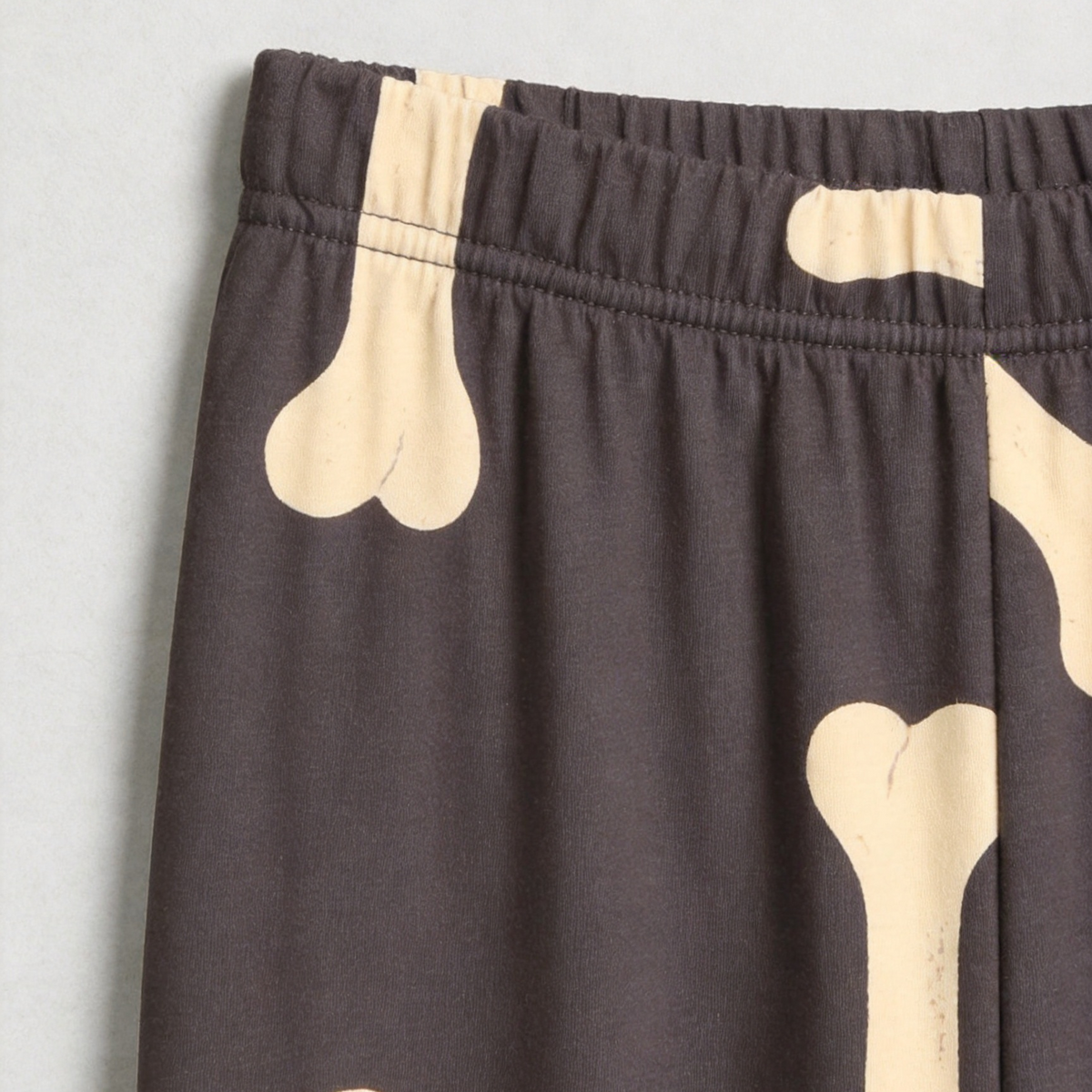 Quirky Halloween Skeleton Bone Print Matching Family Pajama Set, Button-Down Cotton Loungewear