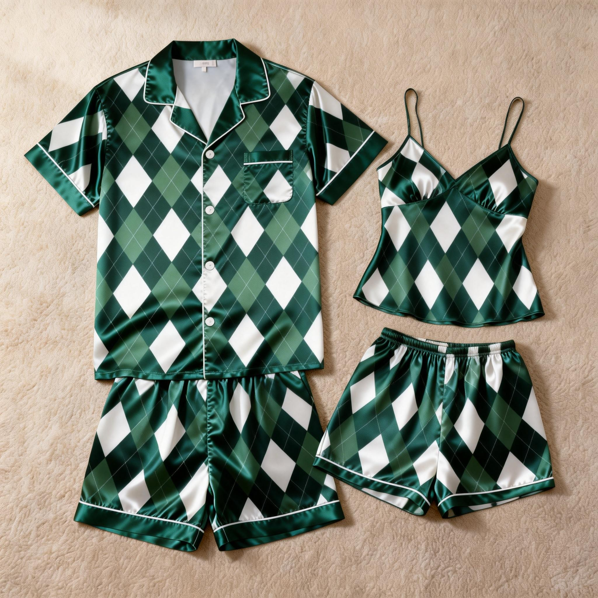 Classic Men Sleepwear in Smooth Satin