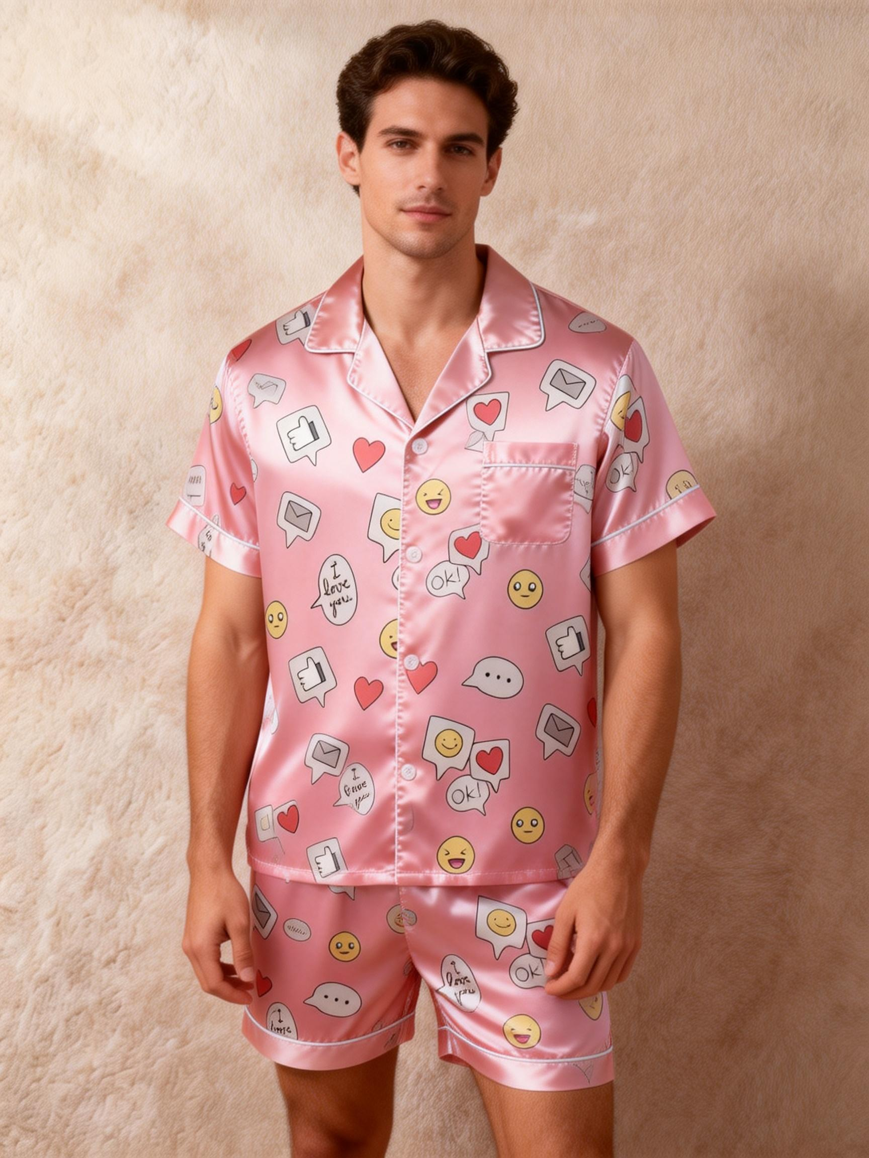 Soft Satin Sleep Set for Couples – Ideal for Gifts