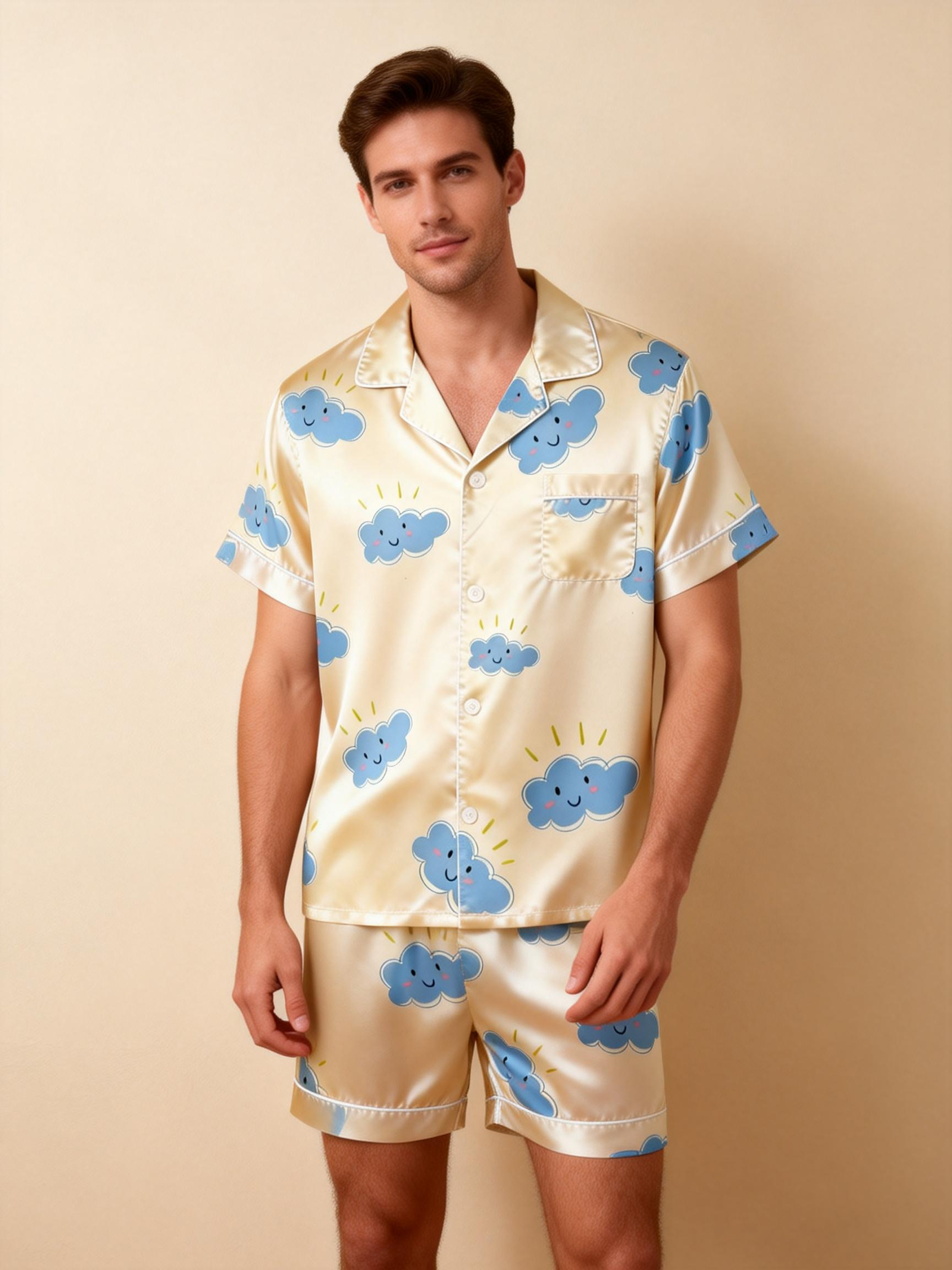 Silky Satin Sleep Set for Couples – Ideal for Summer Nights