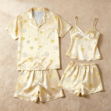 Silky Satin Pajama Set for Two – Romantic & Cozy