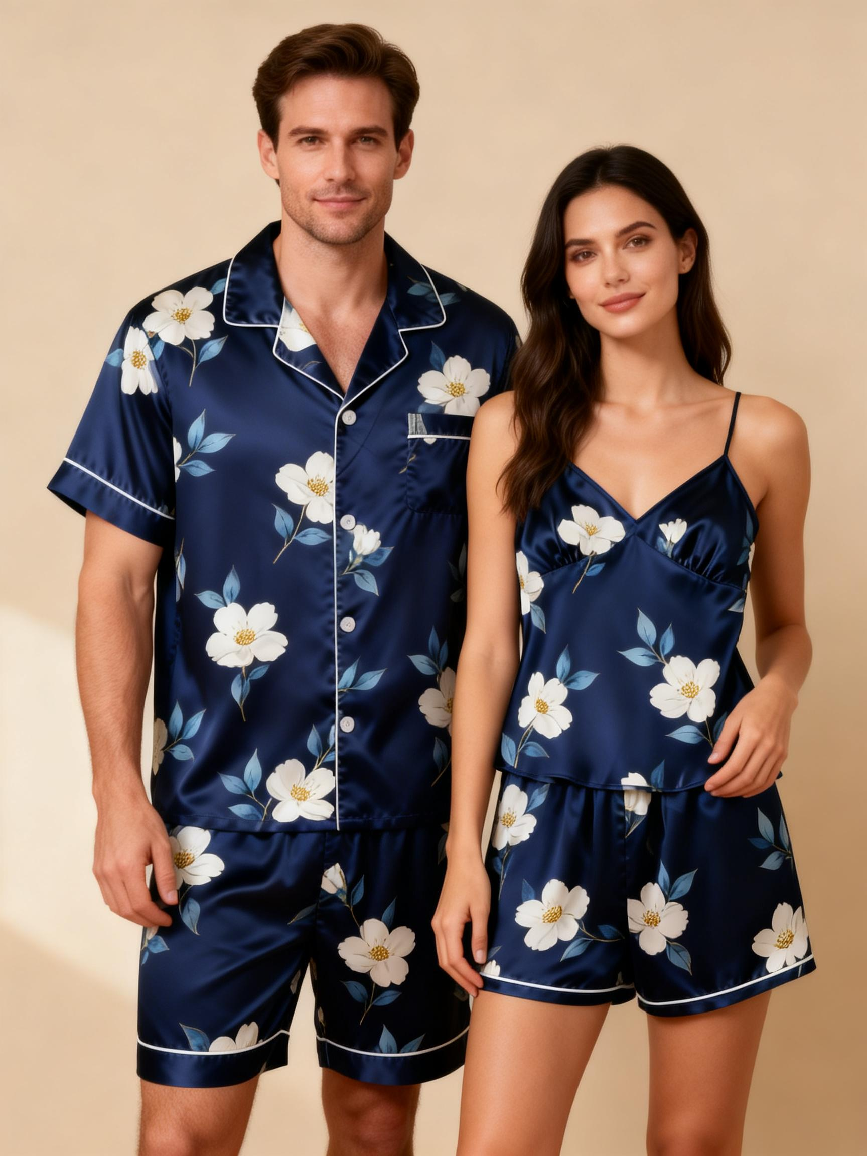 Silky Soft Satin Pajamas for Couples – Sleep in Luxury