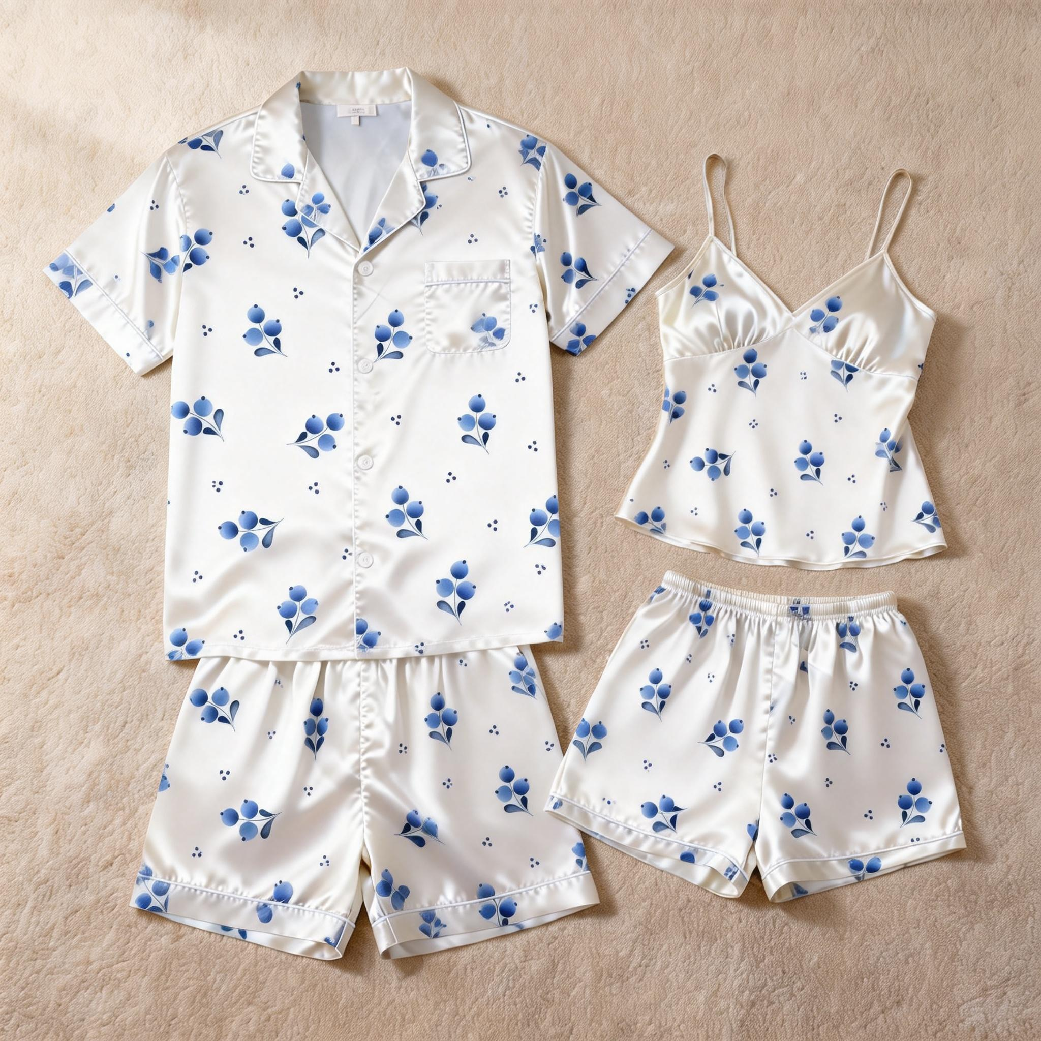 Couple’s Silky Sleep Collection – Satin Pajama Shorts