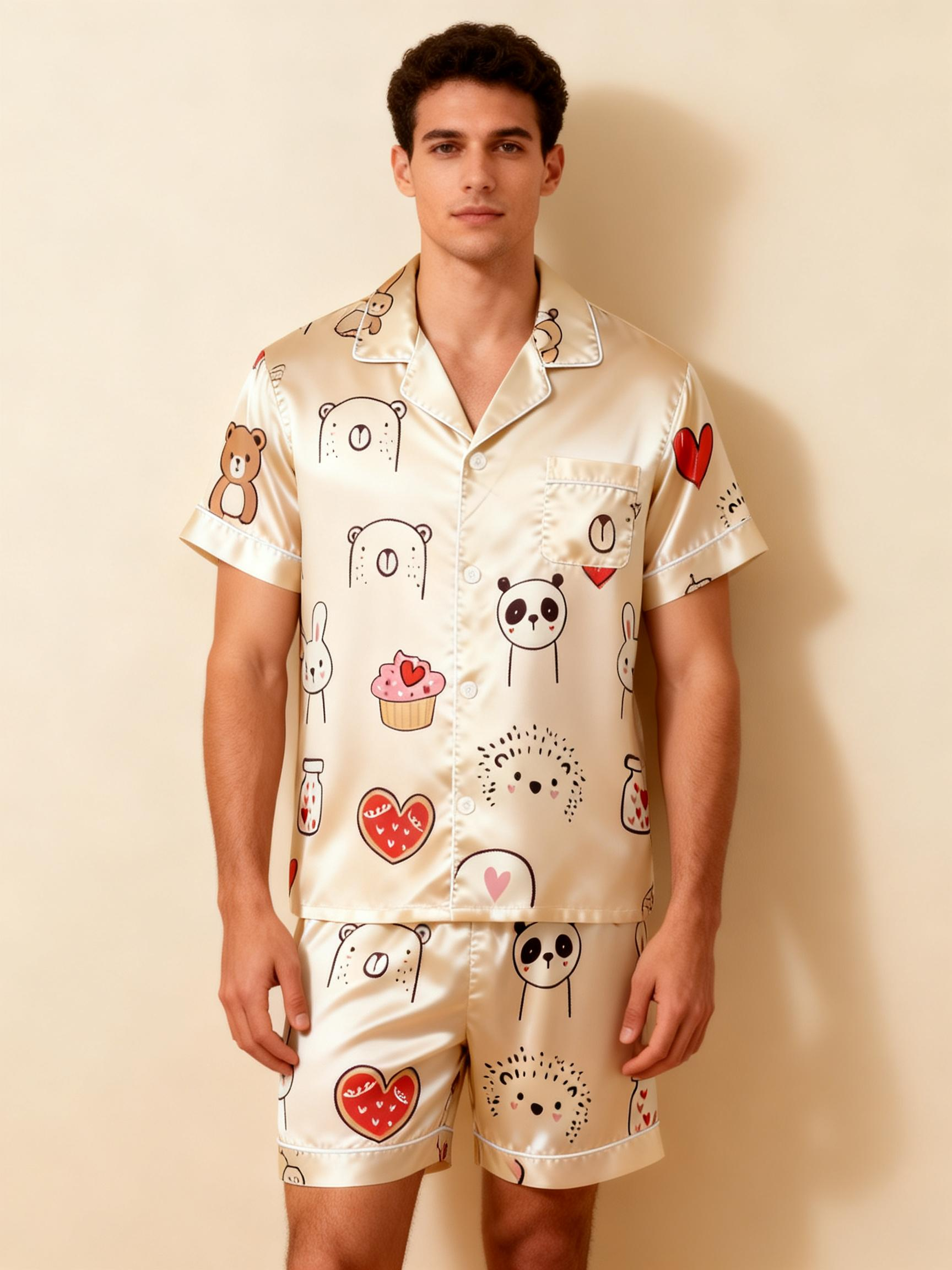 Silky Satin Pajama Set – Perfect Couple Gift Idea