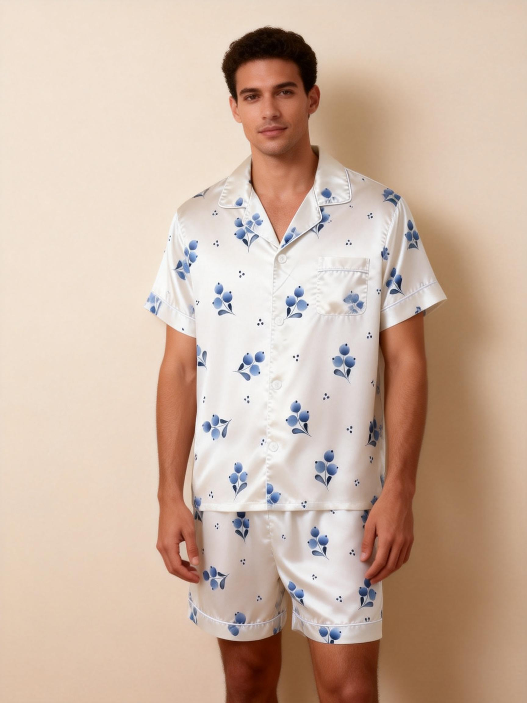 Couple’s Silky Sleep Collection – Satin Pajama Shorts
