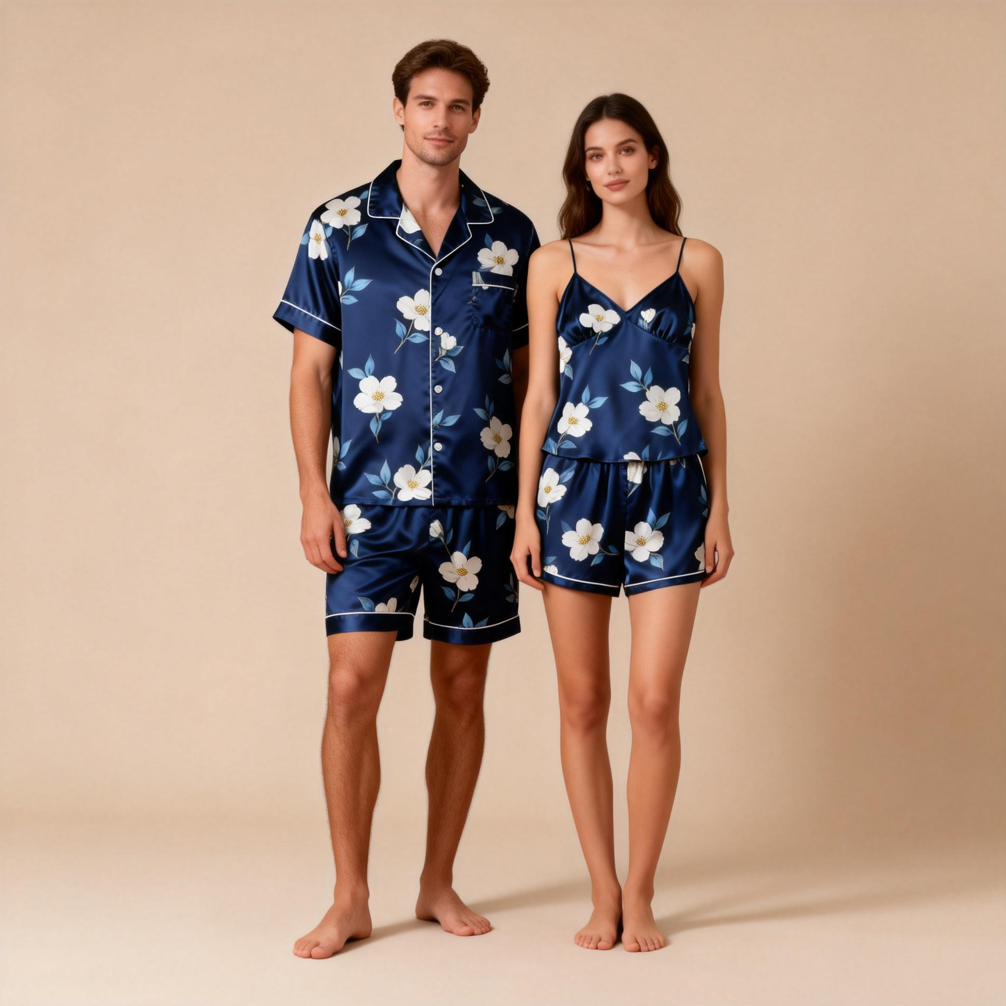 Silky Soft Satin Pajamas for Couples – Sleep in Luxury