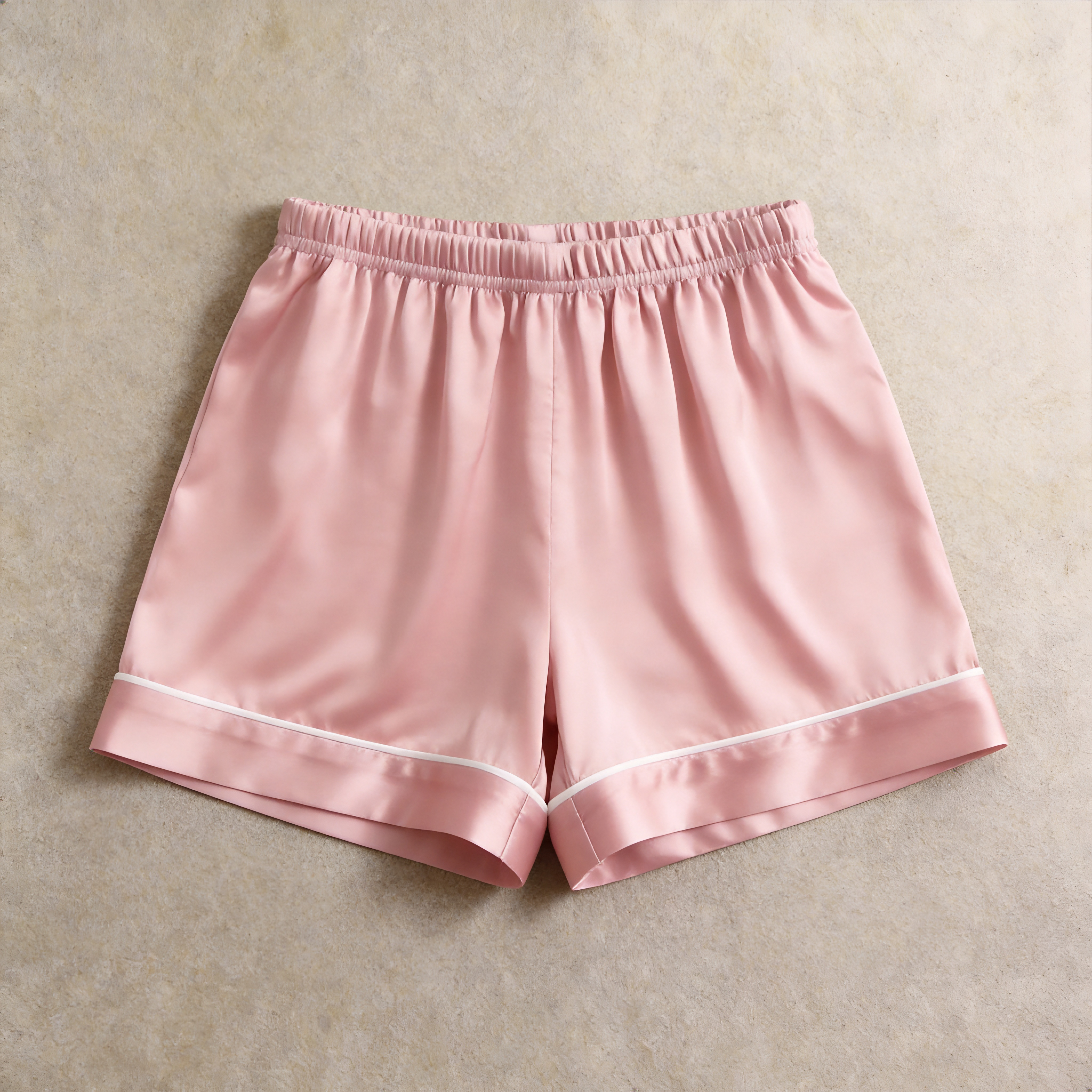 Solid Satin 3-Piece Sleepwear Set for Women - Robe, Camisole & Shorts