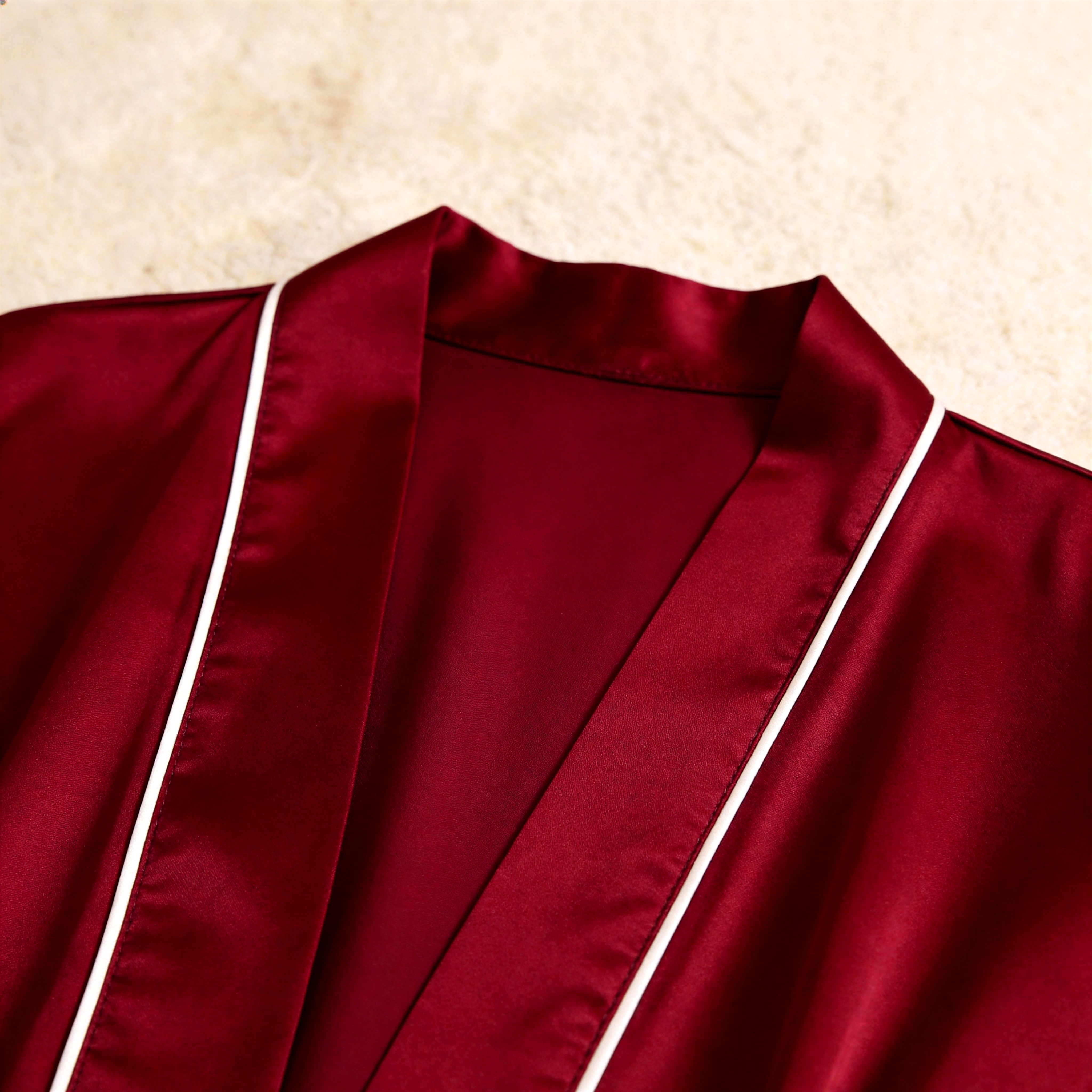 Solid Satin 3-Piece Sleepwear Set for Women - Robe, Camisole & Shorts